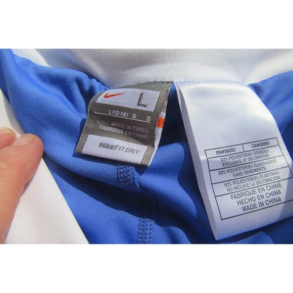 Nike Dri-Fiy Skirt Regular Golf Tennis Pickleball Women's L Pleated Skort Blue - Picture 2 of 8